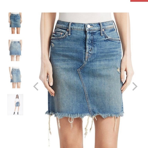 MOTHER Dresses & Skirts - MOTHER | The Tomcat mini skirt fray | size 25